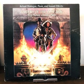 Raiders Of The Lost Ark Movie On Record 1981 Vinyl Columbia Records 1st Press