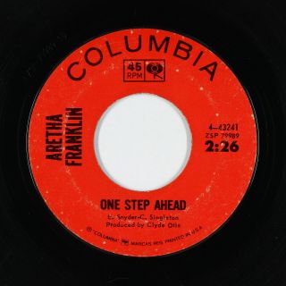 Northern Soul 45 - Aretha Franklin - One Step Ahead - Columbia - Mp3 - Samples