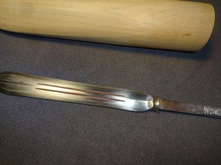 K06 Japanese sword yari spear in shirosaya mountings 