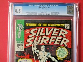 Silver Surfer 1 - CGC 4.  5 - Marvel Silver Age Premiere Issue 2