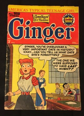 Ginger 7 Htf Archie Comics