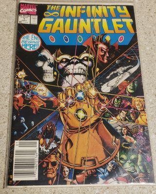 Marvel Comics The Infinity Gauntlet 1 Vf Thanos