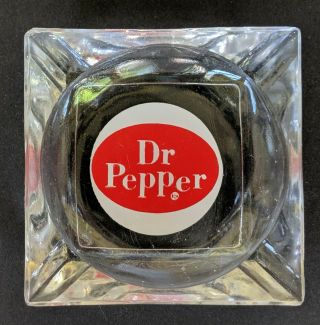 Dr.  Pepper Ashtray Dr.  Pepper Red Oval 1960 