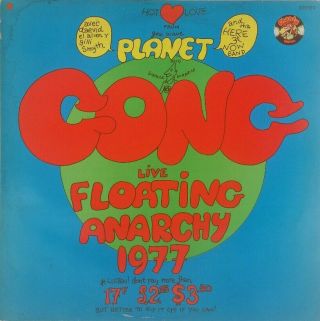 Planet Gong Lp Live Floating Anarchy 1977 Charly Crm 2000 Vinyl (vg, )