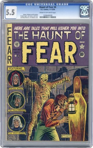 Haunt Of Fear (e.  C.  Comics) 4 1950 Cgc 5.  5 1038440028