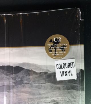 U2 - The Joshua Tree - LP - Rare HMV Gold Vinyl Reissue - 2