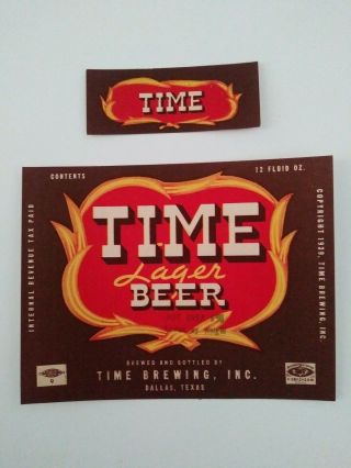 Tx - Irtp - Time Lager - 12oz - Time Brewing Inc - Dallas 89
