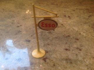 Vintage Lesney - Matchbox Gas Station Esso Sign