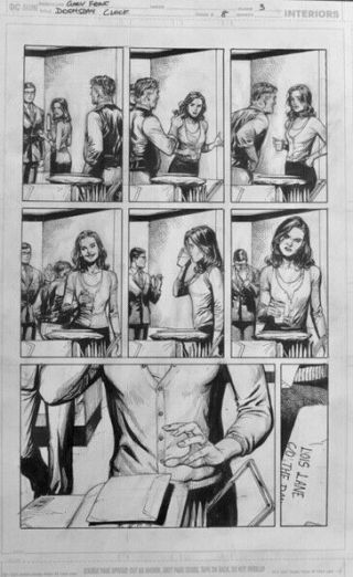 Gary Frank Doomsday Clock Comic Art 8 P3 Batman,  Watchmen,  Superman