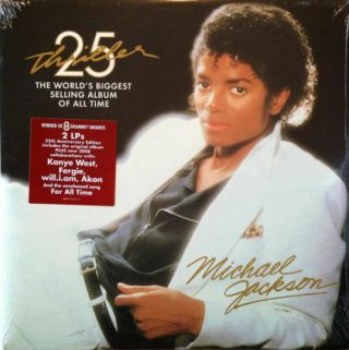 Michael Jackson 25th Anniversary Thriller Lp Vinyl Record