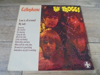 The Troggs - Cellophane 1967 Uk Lp Page One Mono 1st Mod/psych