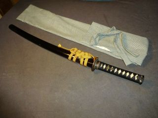 K03 Japanese Sword Wakizashi In Mountings " Osafune Sukesada ",  Full Polish
