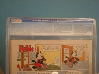 Felix the Cat comic book,  1 1948 CGC Graded 5.  0 2 - 3/1948 4
