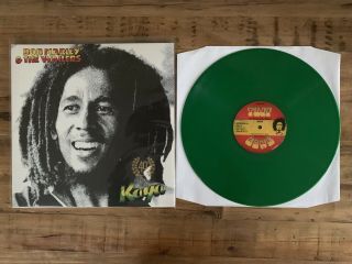Rare 40th Anniversary Bob Marley & The Wailers Kaya Limited Edition Green Vinyl
