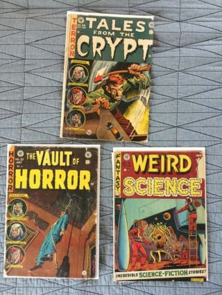 Rare Ec Golden Age Tales From The Crypt 38 Vault Of Horror 37 Weird Science 8