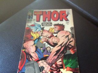 Marvel The Mighty Thor 126 1966 1st Issue On His Own “hercules Battle”