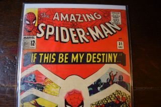 Spider - Man 31,  1st Apps Of Gwen Stacy,  Harry Osborn,  Low Grade,  1965
