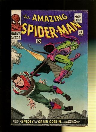 Spider - Man 39 Gd 2.  0 1 Book Green Goblin Revealed As Norman Osborn