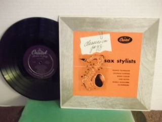 Benny Carter,  Coleman Hawkins,  Cap.  " Classics In Jazz,  Sax Stylists " Us,  10 " Lp,  Mono,