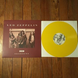 Led Zeppelin - Bbc Sessions - Lp 2011 On Yellow Vinyl - Limited - Blimp Records