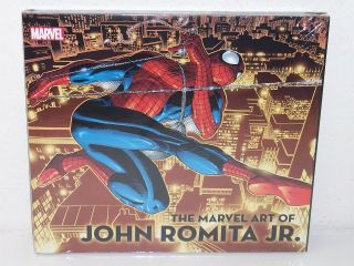 Marvel Art Of John Romita Jr.  Hc - Spider - Man Thor Hulk Daredevil - Srp $49.  99