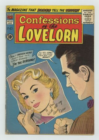 Confessions Of The Lovelorn 101 1959 Vg/fn 5.  0