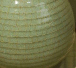 Chinese Song Dynasty Guan Kiln Vase / W 13.  9× H 24.  6[cm] Plate Dish Pot 10