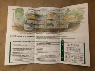 Ghibli Museum Ticket Howl’s Moving Castle Film Strip And Bonus Brochure Map 3