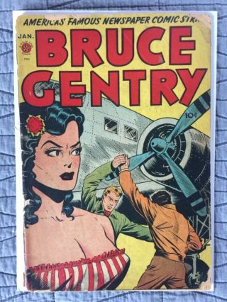 Rare 1948 Golden Age Bruce Gentry 1 Key 1st Issue Complete