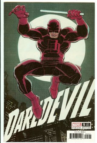 Daredevil 5 1:50 John Romita Jr Hidden Gem Variant Marvel 2019 Jrjr 9.  2 Comic
