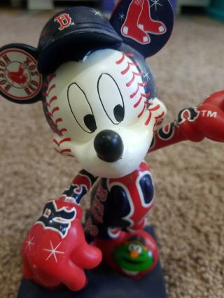 Disney Mickey Mouse All Stars Baseball Figure Figurine Statue Boston Red Sox 2