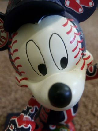 Disney Mickey Mouse All Stars Baseball Figure Figurine Statue Boston Red Sox 3