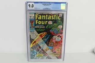 Fantastic Four 109 Cgc 9.  0 (1971) Stan Lee Story Annihilus & Nega - Ma Comic Book