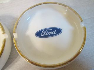 Vintage Ford Motor Company Advertising Ashtrays 4