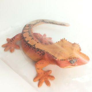 Kaiyodo Capsule Q Museum Mini Figure Crested Gecko Red Import Japan