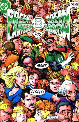 Green Lantern / Green Arrow 3 Signed By Artist Neal Adams (lg)