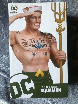 Dc Bombshells Aquaman Statue Dc Collectbles (2017) 448/5000 Nm