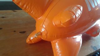 INFLATABLE NICKELODEON BLIMP - advertising promo pool float blow up Orange Nick 3