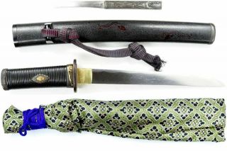 Jewelry - Like Fitting: Antique Japanese TANTO Dagger Samurai Katana Nihonto Sword 3