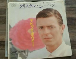 David Bowie Crystal Japan / Alabama Song (1980) Japanese 7 " Ss - 3270