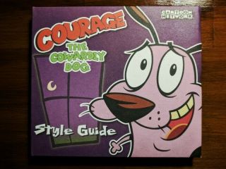 Vintage Cn - Courage The Cowardly Dog Style Guide W/ Digital Assets - Rare