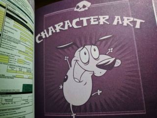 Vintage CN - Courage the Cowardly Dog Style Guide w/ Digital Assets - RARE 4