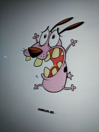 Vintage CN - Courage the Cowardly Dog Style Guide w/ Digital Assets - RARE 8