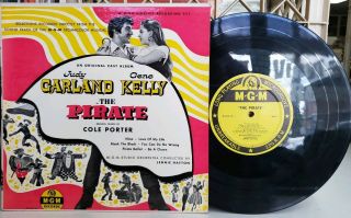 Judy Garland/gene Kelly - The Pirate Mgm 10 " Lp E21 Vg,  Musical Mono Dg