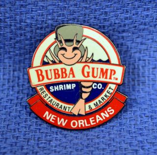 Bubba Gump Shrimp Company Orleans,  La Lapel Hat Pin