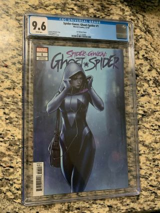 Spider - Gwen Ghost Spider 1 - 1:100 Jee Hyung Lee Variant Cover Cgc 9.  6 Marvel