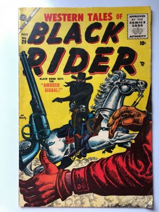Western Tales Of Black Rider 29 1955.  Golden Age Comic.