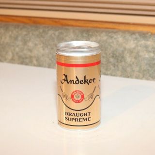 Andeker Beer 7 Oz.  Pull Tab - Paper Label