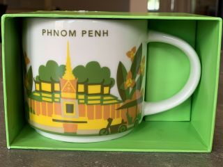 Phnom Penh Cambodia Starbucks Mug Yah (you Are Here) -