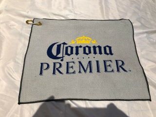 Corona Premier Golf Towel W/ Locking Carabiner Pro Towels